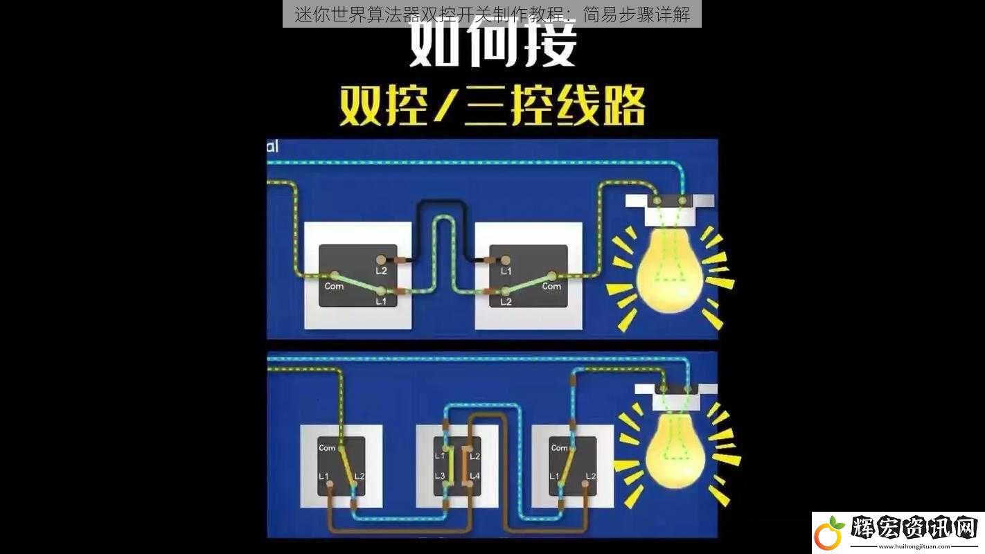 迷你世界算法器雙控開關制作教程：簡易步驟詳解